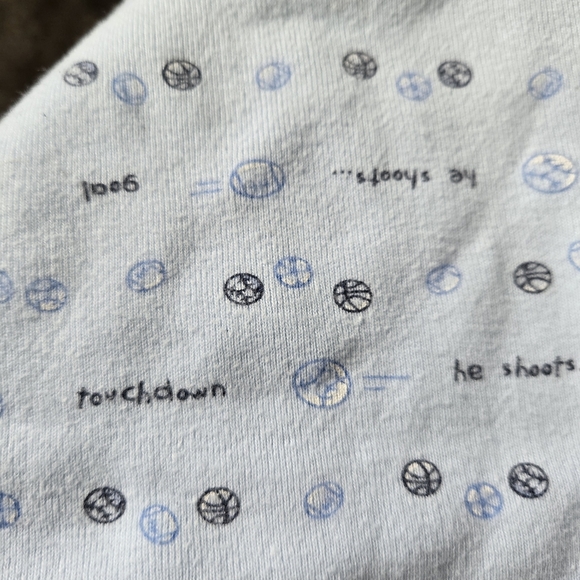 Blue and White Baby Onesie Set - Picture 4 of 10